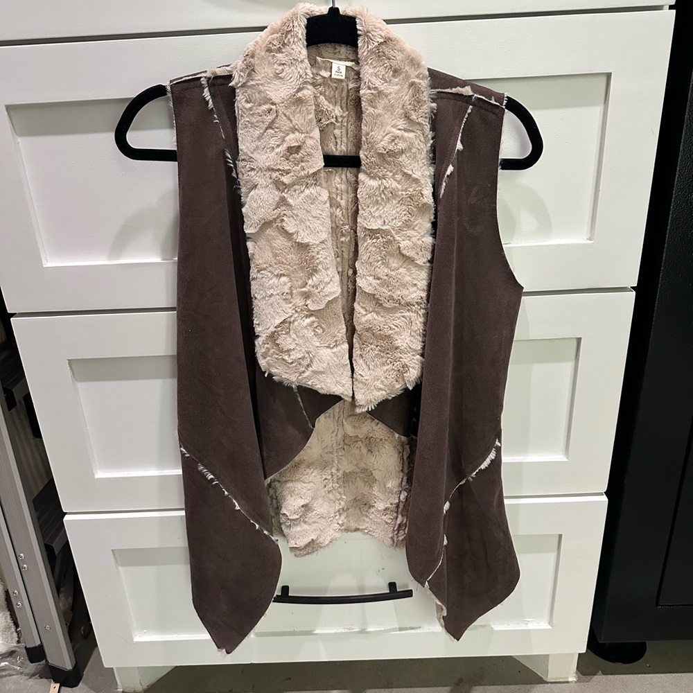 Double Zero Plush Faux Fur Coat